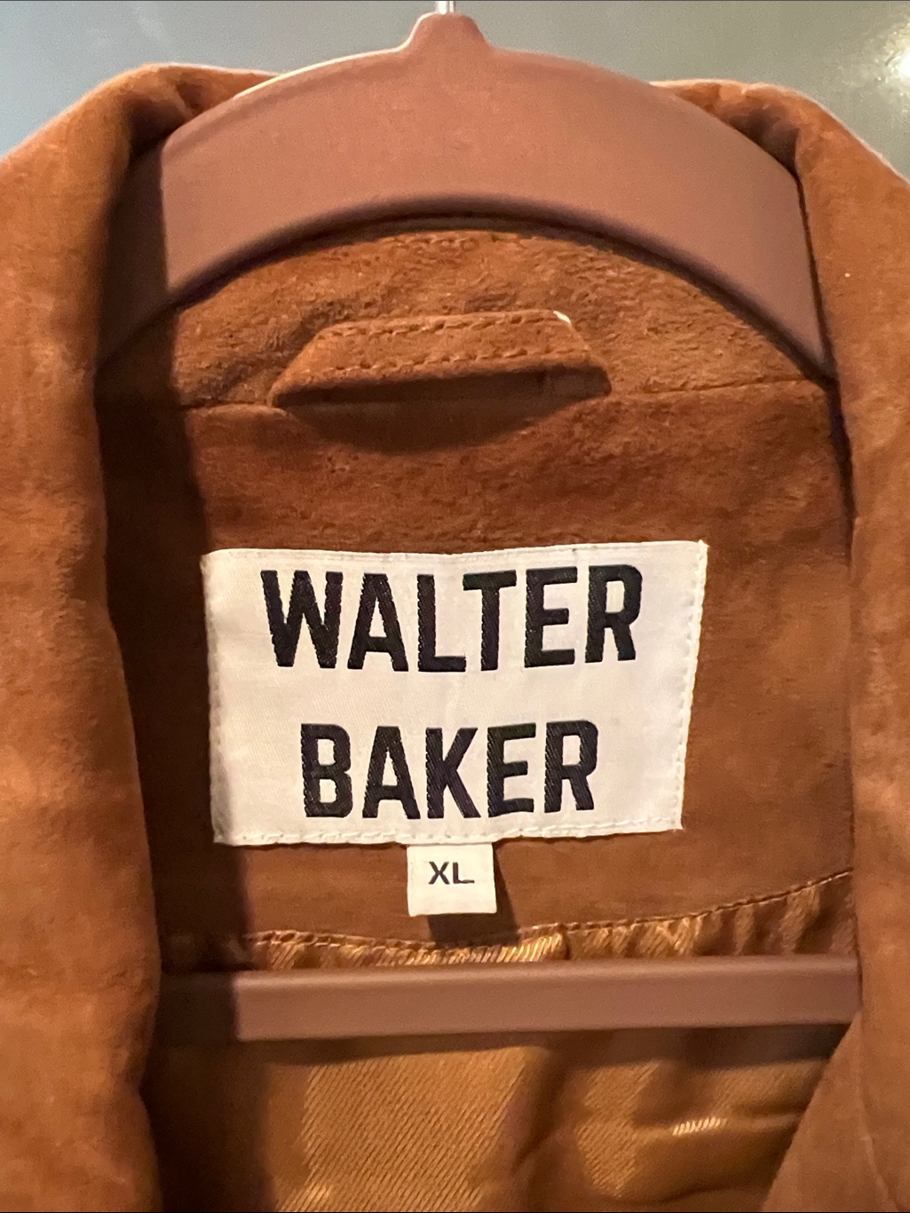 Walter Baker Rust Brown Suede Grommet Pocket Jacket — image 3 of 8
